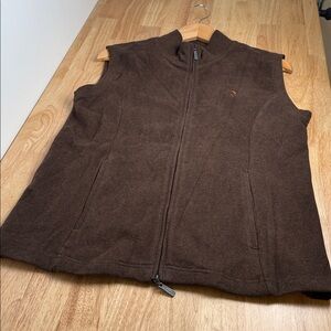 NWT | Carnoustie Ladies heather brown golf fleece Vest